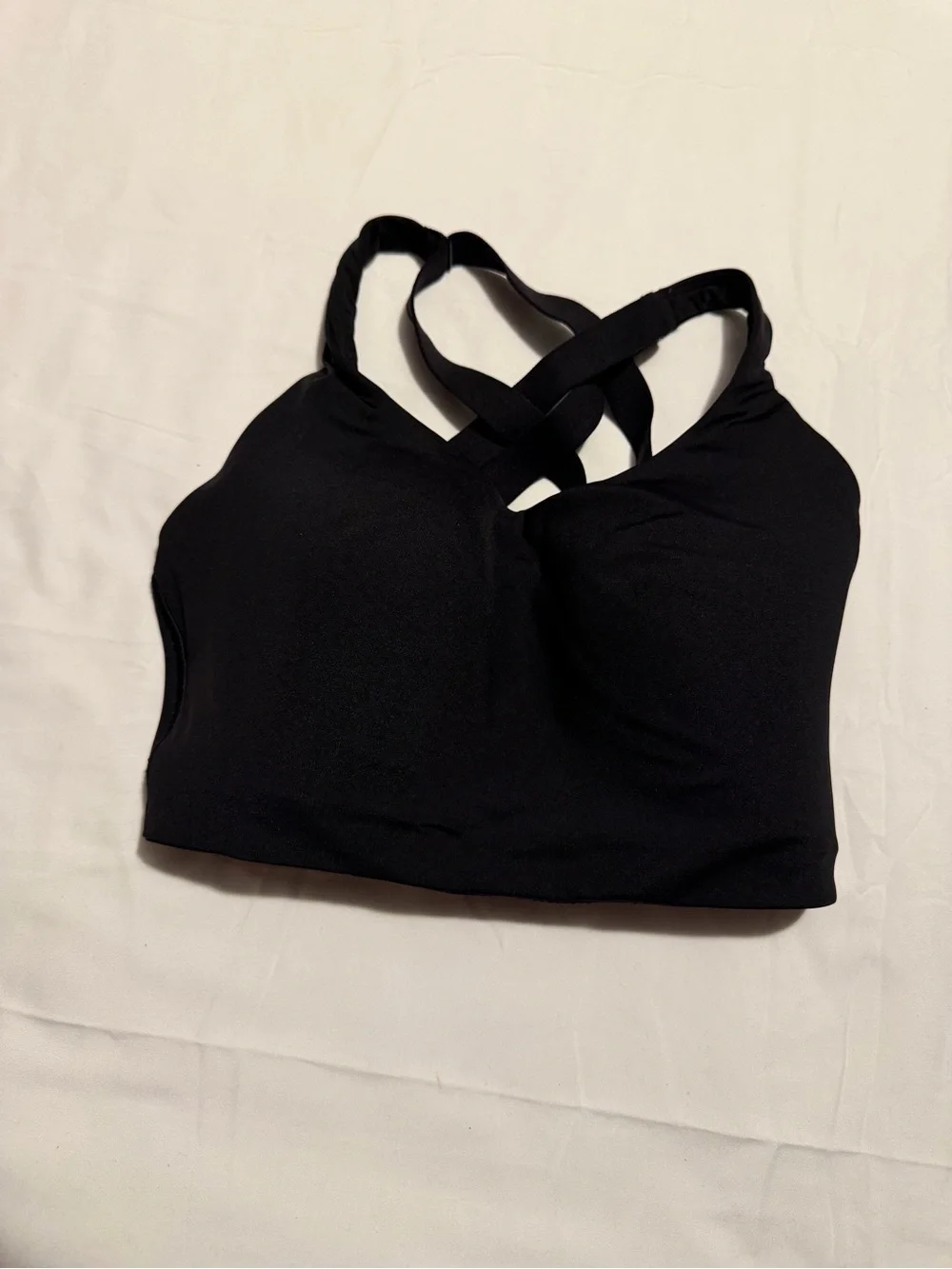 lululemon athletica Black Crisscross Strappy Sports Bra